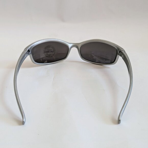 NWT Vintage 90's Sun Wrap PC Rectangle Sport Sunglasses (S. Silver) - Picture 4 of 5